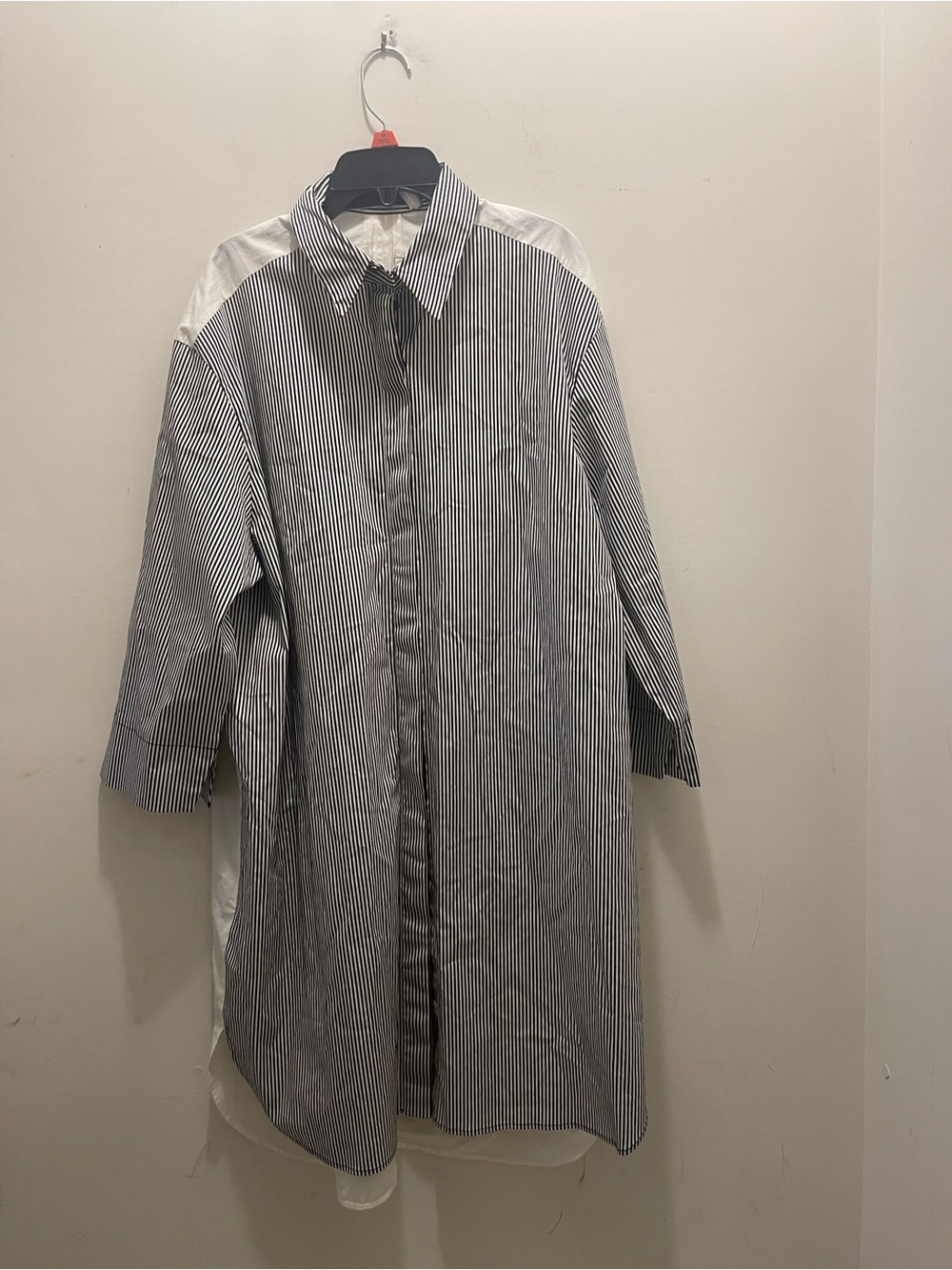Cedric CharlierStriped Button-Up Shirt Dress